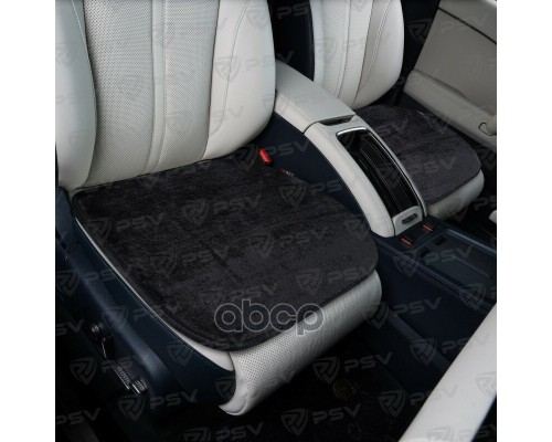 НАКИДКА НА СИДЕНЬЕ PSV MUTTON PAD ИСКУССТВЕННЫЙ МЕХ ЧЕРНЫЙ (1 ШТ.) (50Х50 СМ)                     