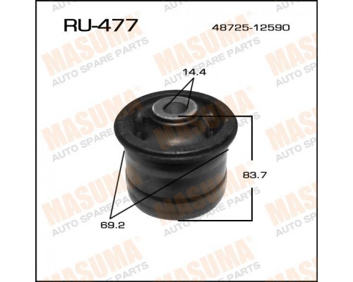 САЙЛЕНТБЛОК RU477 ЗАДНЕЙ БАЛКИ TOYOTA COROLLA/AURIS #150                                            