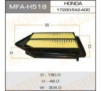 ФИЛЬТР ВОЗДУШНЫЙ MFA-H518 HONDA                                                                     