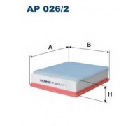 ФИЛЬТР ВОЗДУШНЫЙ AP026/2 BMW 1/3/4 SERIES 11-                                                       