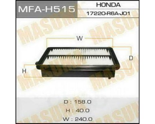 ФИЛЬТР ВОЗДУШНЫЙ MFA-H515 HONDA CR-V 12-                                                            