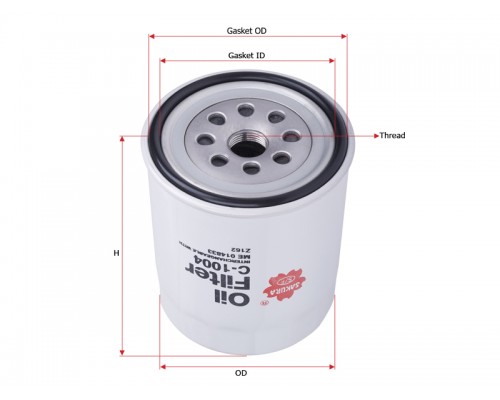 ФИЛЬТР МАСЛЯНЫЙ MITS CANTER 2.8TD/3.3TD/4.9TD -01  C1004                                            